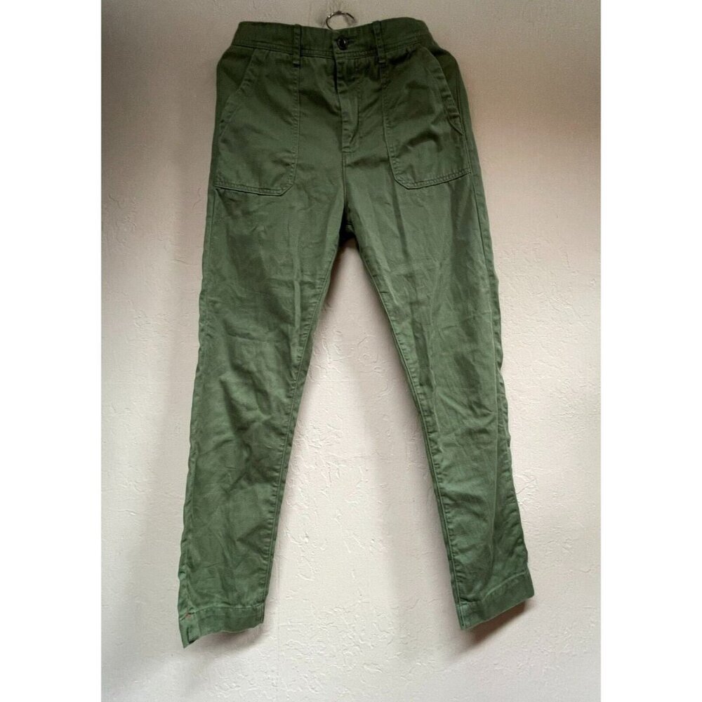 Xirena Women's XS Green Surplus Tucker Twill Casual Pants Vintage Style Cotton